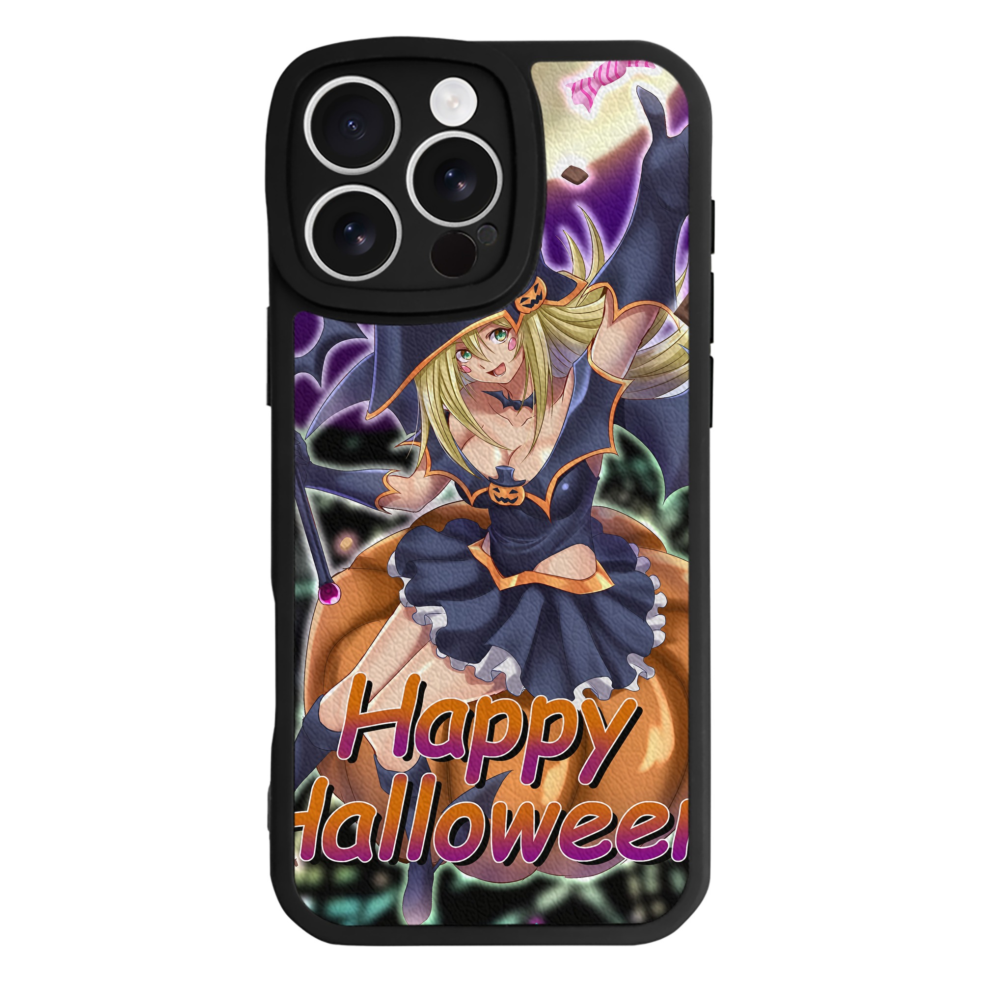 （画像用） 遊☆戯☆王 Yu-Gi-Oh! 【iPhone 16シリーズ対応】シリコンスマホケース（レザー調） 材質：シリコン